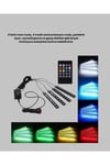48 LED Araç İçi RGB Şerit Aydınlatma Müzik Senkron USB Kumandalı Set