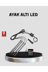 48 LED Araç İçi RGB Şerit Aydınlatma Müzik Senkron USB Kumandalı Set