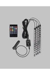 48 LED Araç İçi RGB Şerit Aydınlatma Müzik Senkron USB Kumandalı Set