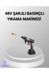 48V Kablosuz Yıkama Makinesi – 2 Pil, Köpük Tankı ve Ayarlanabilir
