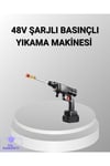 48V Kablosuz Yıkama Makinesi – 2 Pil, Köpük Tankı ve Ayarlanabilir