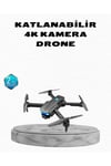4K Kamera Özellikli Katlanabilir Drone Wi-Fi ve Yükseklik Sabitlemeli