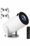 4K Wireless Çift Kollu Kumandalı Oyun Projeksiyonu Retro Video Oyunu