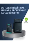 5 W Güçlü USB Şarjlı Sakal Şekillendirici – İki Başlıklı, Su Geçirmez Tasarım