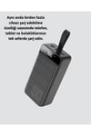 50.000 mAh Ultra Güçlü Powerbank 4 USB Çıkışlı, LED Dijital Göstergeli, Hızlı Şarj Deste