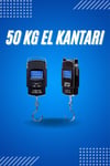 50 Kg Dijital El Terazisi Cep Tartısı El Kantarı Terazi