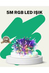 50’li LED Şeffaf Kablolu 5 m Aydınlatma Işık Süsleme Led