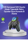 500 Oyunlu Nostaljik El Tipi Oyun Konsolu, Taşınabilir Şarjlı Cihaz, Renkli Ekran Ve Tv Destekli