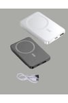 5000mAh / 10000mAh Kapasiteli Manyetik USB-C ve Kablosuz Powerbank