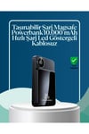 5000mAh / 10000mAh Kapasiteli Manyetik USB-C ve Kablosuz Powerbank