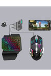5in1 Mobil Oyun Kiti Bluetooth 5.3 Mini RGB Klavye Mouse Dönüştürücü Seti
