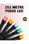 8 Modlu Zaman Ayarlı LED Perde Işık – Bahçe ve Balkon Dekorasyonu