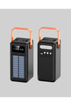 80000 mAh Güneş Enerjili Powerbank 4 Kablolu Type C Lightning Micro USB