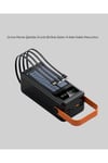 80000 mAh Güneş Enerjili Powerbank 4 Kablolu Type C Lightning Micro USB