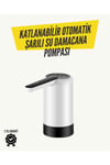 8000mAh Şarjlı Damacana Su Pompası | Tek Tuşla Otomatik Su Alımı | 40-80 Sn Dolum | Katlanabil