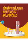 Acısız ve Hassas Tüy Temizleme Cihazı – 3 Başlıklı