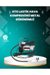 Ağır Hizmet Tipi Oto Kompresör 140 PSI Manometreli