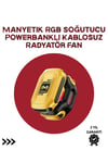 Akıllı Dijital Kontrollü Soğutucu | AI & Standart Mod | 7 Kanatlı Fan Tasarımı