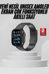Akıllı Saat Arama Konuşma GPS ve NFC Özelliği 3 Kordonlu Amoled Ekran