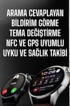 Akıllı Saat Bildirim Görme Amoled Ekran GPS Uyumlu Sesli Görüşme