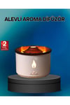 Alev Efektli Buhar Makinesi – Aromaterapi Nemlendirme Ve Işık Modlu Tasarım