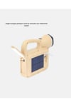 Alev Efektli Solar Lamba COB Işıklı Taşınabilir Bahçe Kamp Aydınlatma