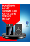 Alüminyum Alaşımlı, 20W PD Hızlı Şarj ve Manyetik Kablosuz Powerbank