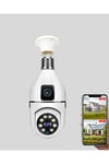 Ampul Tipi WiFi Kamera 2MP Lensli Full HD Görüntü ve Akıllı Hareket Algılama