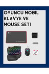 Android Uyumlu Klavye Mouse Oyun Seti – Gecikmesiz Bağlantı, Tak-Çalıştır Özellikli