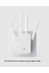 Antenli WiFi Repeater 300m2 Kapsama Alanı WPA3 Güvenlikli