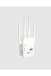 Antenli WiFi Repeater 300m2 Kapsama Alanı WPA3 Güvenlikli
