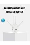 Antenli WiFi Repeater 300m2 Kapsama Alanı WPA3 Güvenlikli