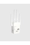 Antenli WiFi Repeater 300m2 Kapsama Alanı WPA3 Güvenlikli