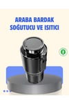 Araç İçi Akıllı Bardaklık Isıtıcı Soğutucu Dijital Ekranlı