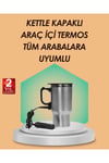 Araç İçi Isıtıcı Termos Bardak Paslanmaz Çelik