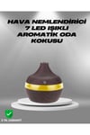 Aromaterapi Uyumlu 300 ml LED Işıklı Oda Kokusu Difüzörü