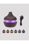 Aromaterapi Uyumlu 300 ml LED Işıklı Oda Kokusu Difüzörü