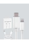 Aşırı Şarj ve Pil Koruması ile Akıllı Çipli Lightning Kablo 1.2m