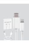 Aşırı Şarj ve Pil Koruması ile Akıllı Çipli Lightning Kablo 1.2m