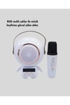 Astronot Tasarımlı Bluetooth Speaker ve Kablosuz Mikrofon Karaoke Seti