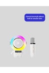 Astronot Tasarımlı Bluetooth Speaker ve Kablosuz Mikrofon Karaoke Seti