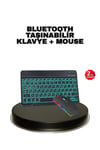 Aydınlatmalı Türkçe Q RGB Klavye Sessiz ve Dayanıklı Tuş Takımı
