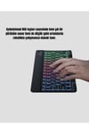 Aydınlatmalı Türkçe Q RGB Klavye Sessiz ve Dayanıklı Tuş Takımı