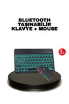 Aydınlatmalı Türkçe Q RGB Klavye Sessiz ve Dayanıklı Tuş Takımı