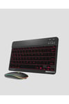 Aydınlatmalı Türkçe Q RGB Klavye Sessiz ve Dayanıklı Tuş Takımı