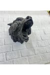 Ayı Tasarım Siyah 3D Duvar Heykeli