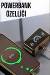 Aynalı Bluetooth Kulaklık Telefon Standlı Dijital Göstergeli