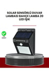 Bahçe ve Dış Mekanlar İçin Güneş Enerjili 20 LED Hareket Sensörlü Lamba