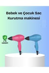 Bebek Dostu Mini Fön – Statik Elektrik Azaltıcı Anion Teknolojisi