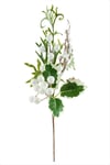 Beyaz Kokina Ağaç Süsü, 34 cm, Renkli, Yılbaşı Dekoru
